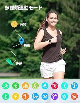 Amazon | スマートウォッチ iPhone&Android対応 Smart Watch